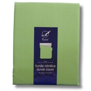 Funda nórdica verde cama 135